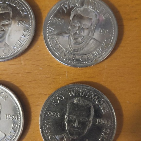 '93-'94 Vancouver Canucks Team coin collection coins - Picture 6 of 6